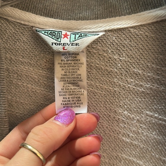 Hard Tail Gray Long Open Sweater - Picture 2 of 4